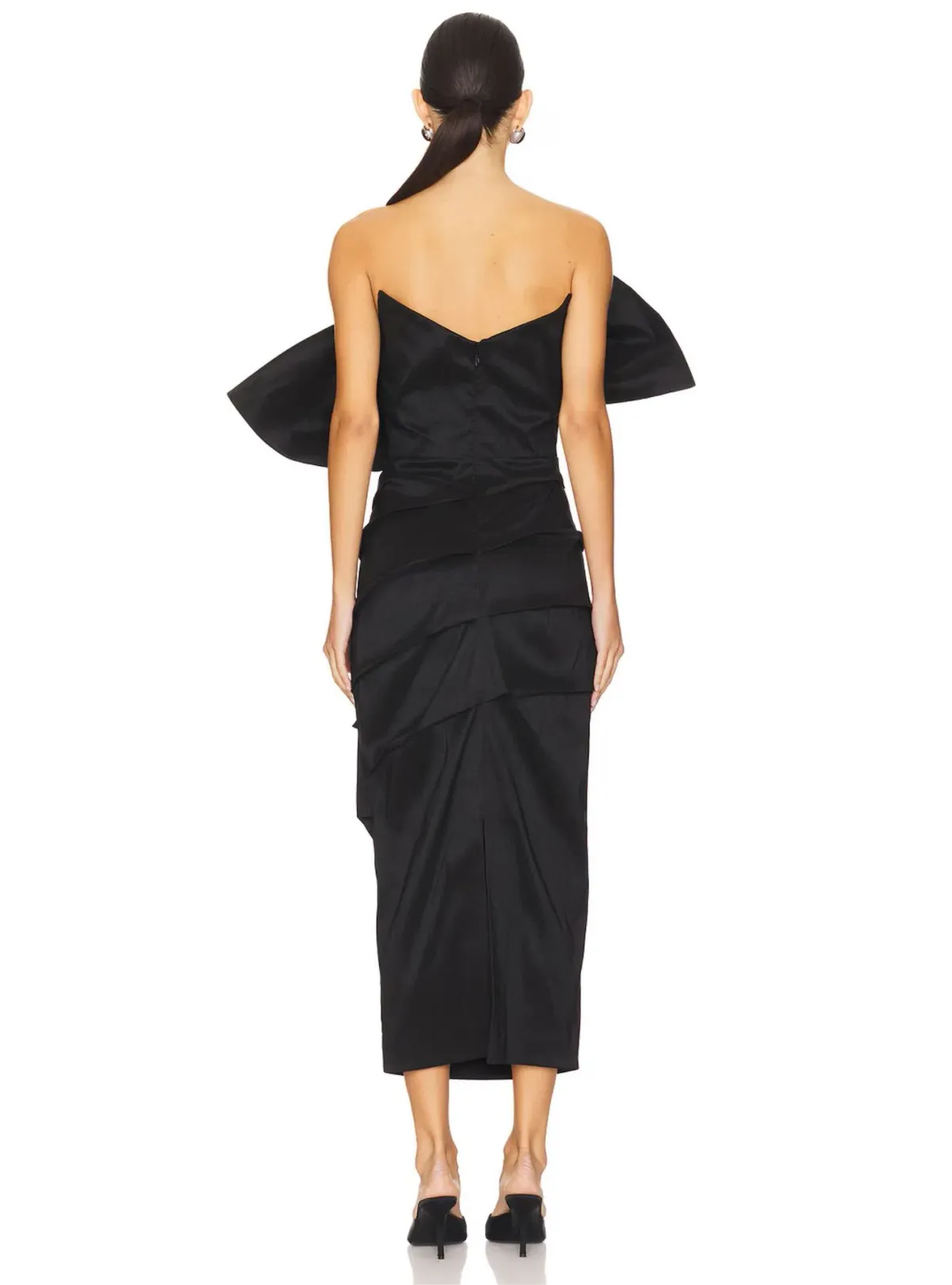 Rachel Gilbert Memphis Midi Dress in Black Size 2 / AU 10 - Image 2