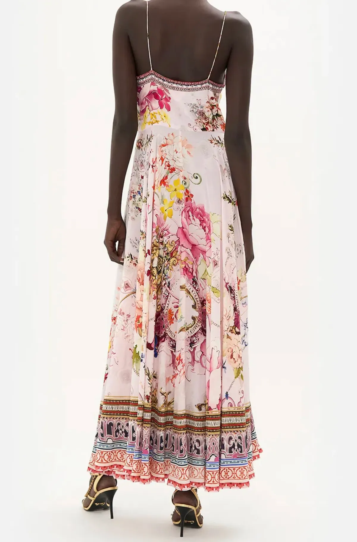 CAMILLA LONG TIE FRONT MAXI DRESS - ST GERMAINS GIRL - Image 1