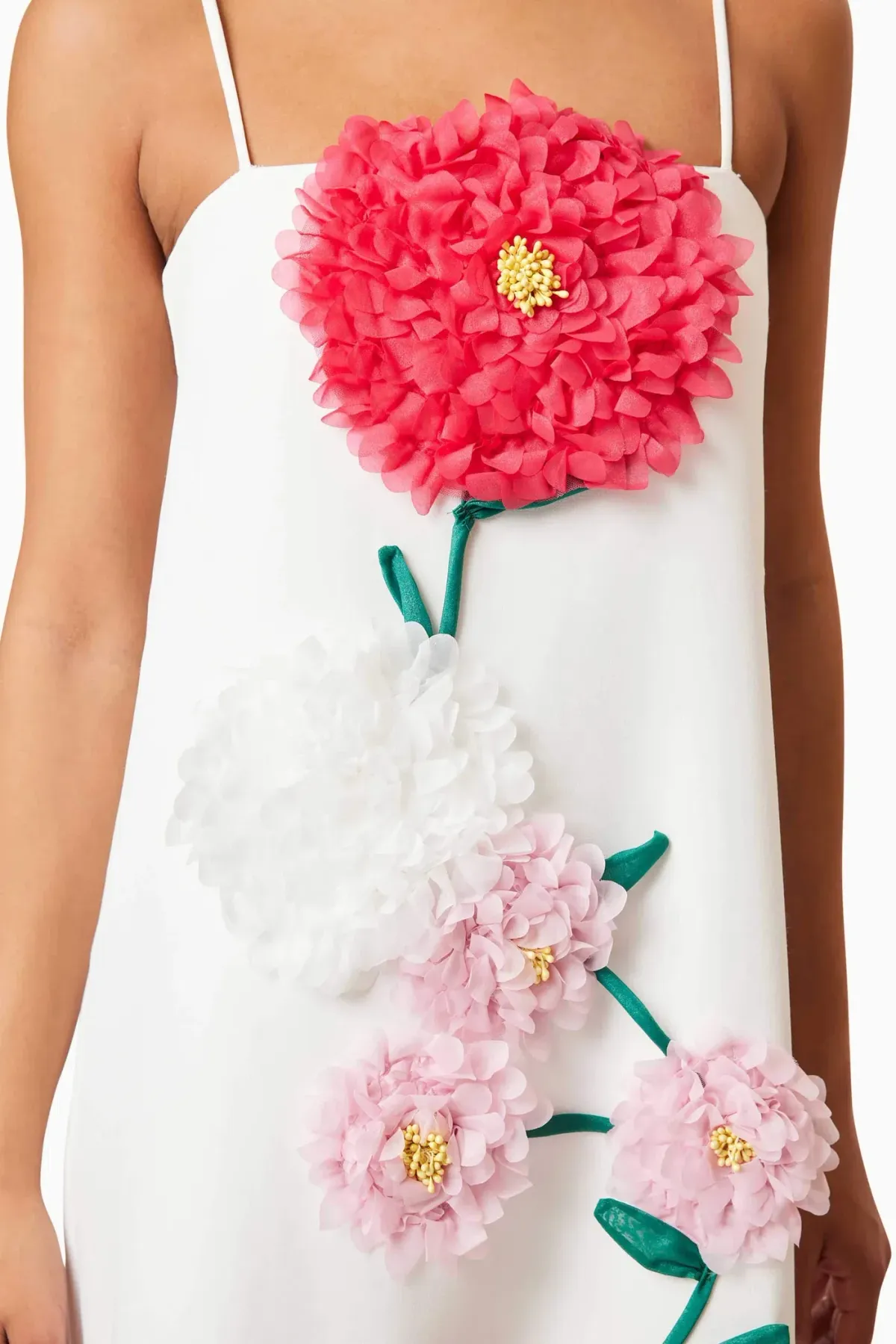 Buttercup Embroidered Maxi Dress in White Size S - Image 5