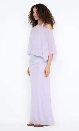 Delilah Overlay Maxi Dress in Wisteria , Purple Size 8  for rent on The Volte - image 2