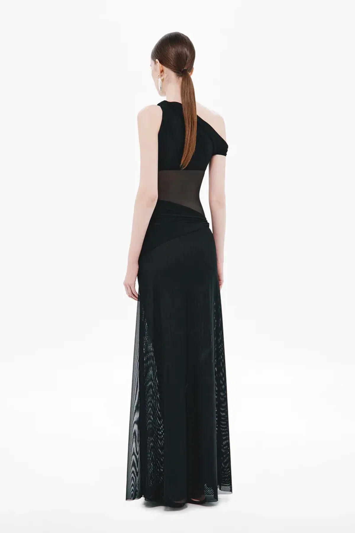 Misha Sisal maxi mesh dress , Black Size 8  - Image 4