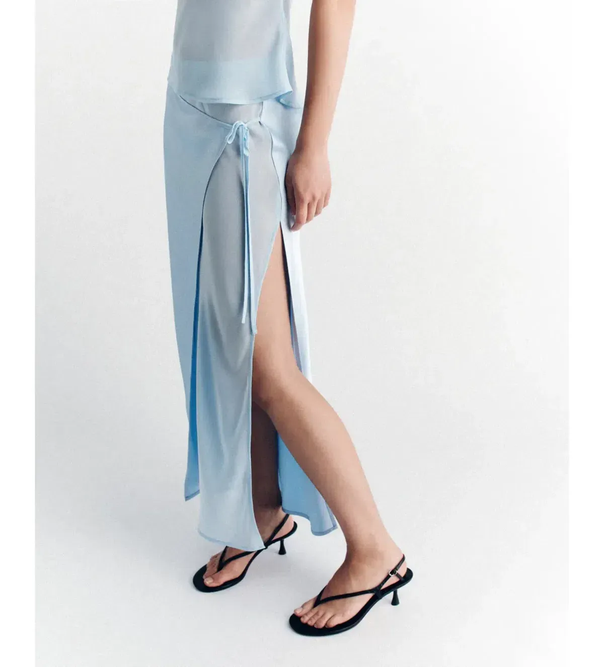 Ricky Midi Skirt & Patrice strapless top , Blue Size 8 - Image 6