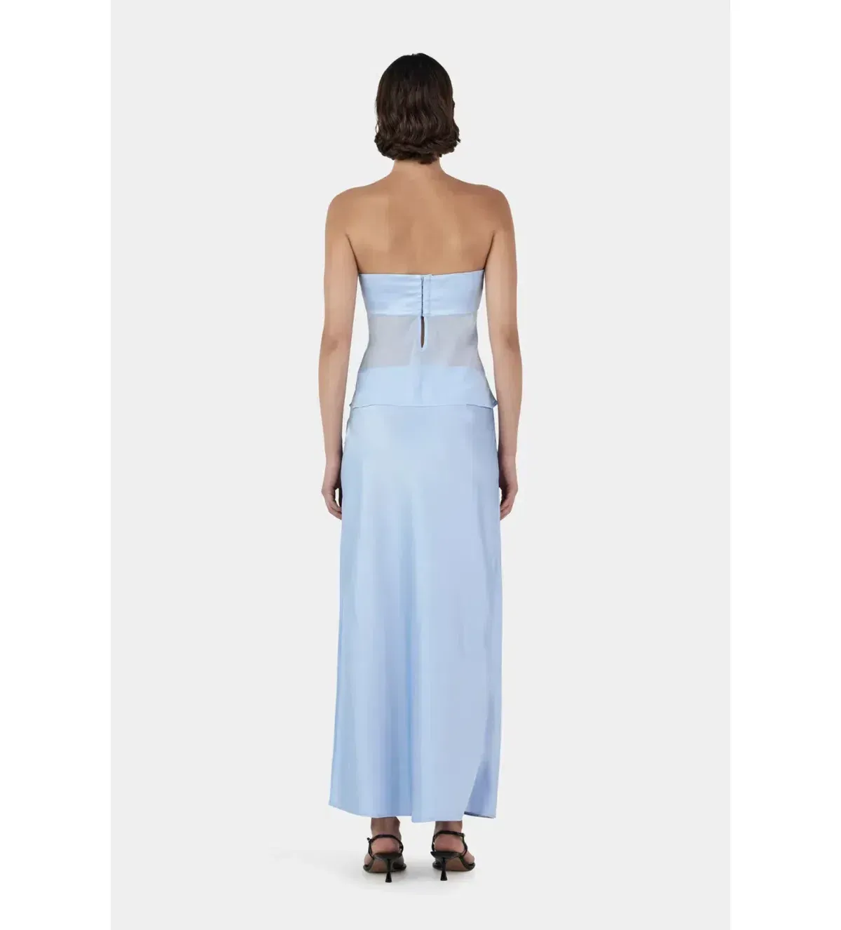 Ricky Midi Skirt & Patrice strapless top , Blue Size 8 - Image 5