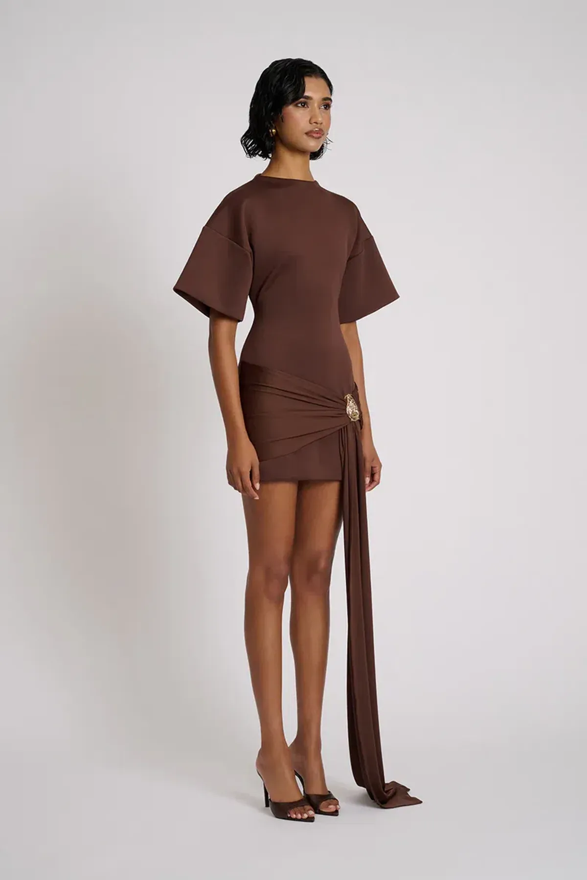  Eliya the Label Maxine Dress - Chocolate - Image 2