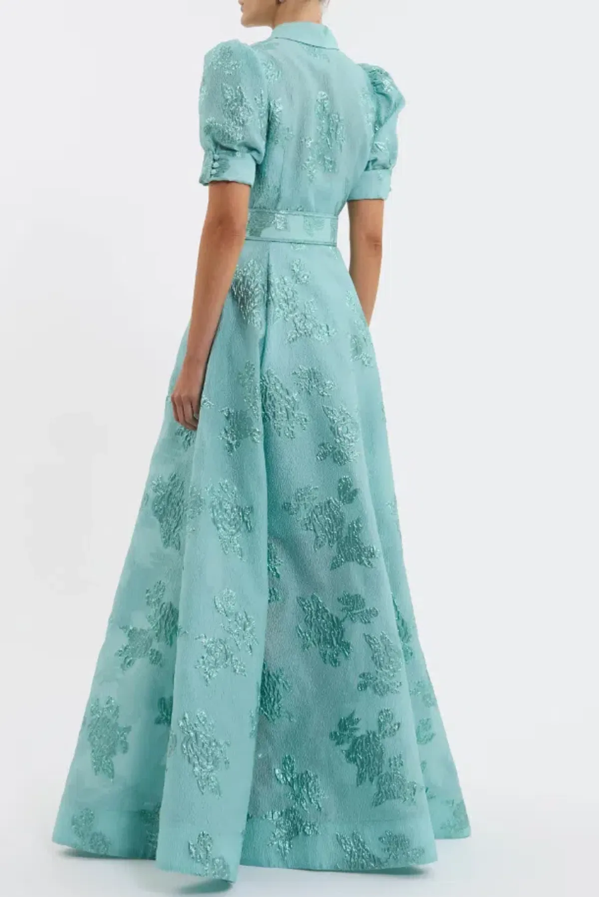 Rebecca Vallance Benette Short Sleeve Gown Size 8 - Image 3