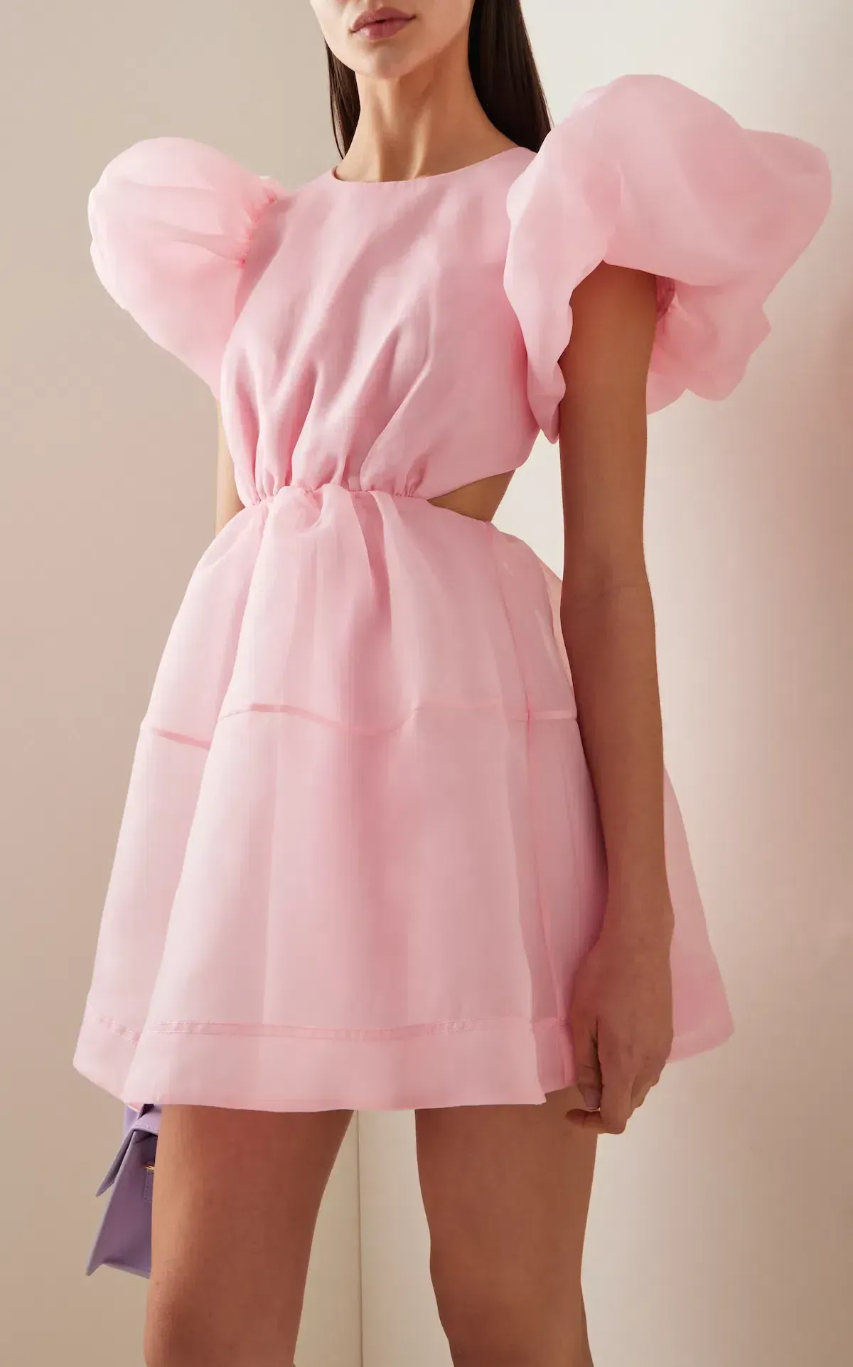 Aje Simplicity Cut Out Mini Dress, Size 6 - Image 4