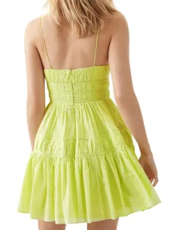 AJE GRACE TIERED MINI DRESS LIGHT LEMON SIZE 8 for rent on The Volte - image 3
