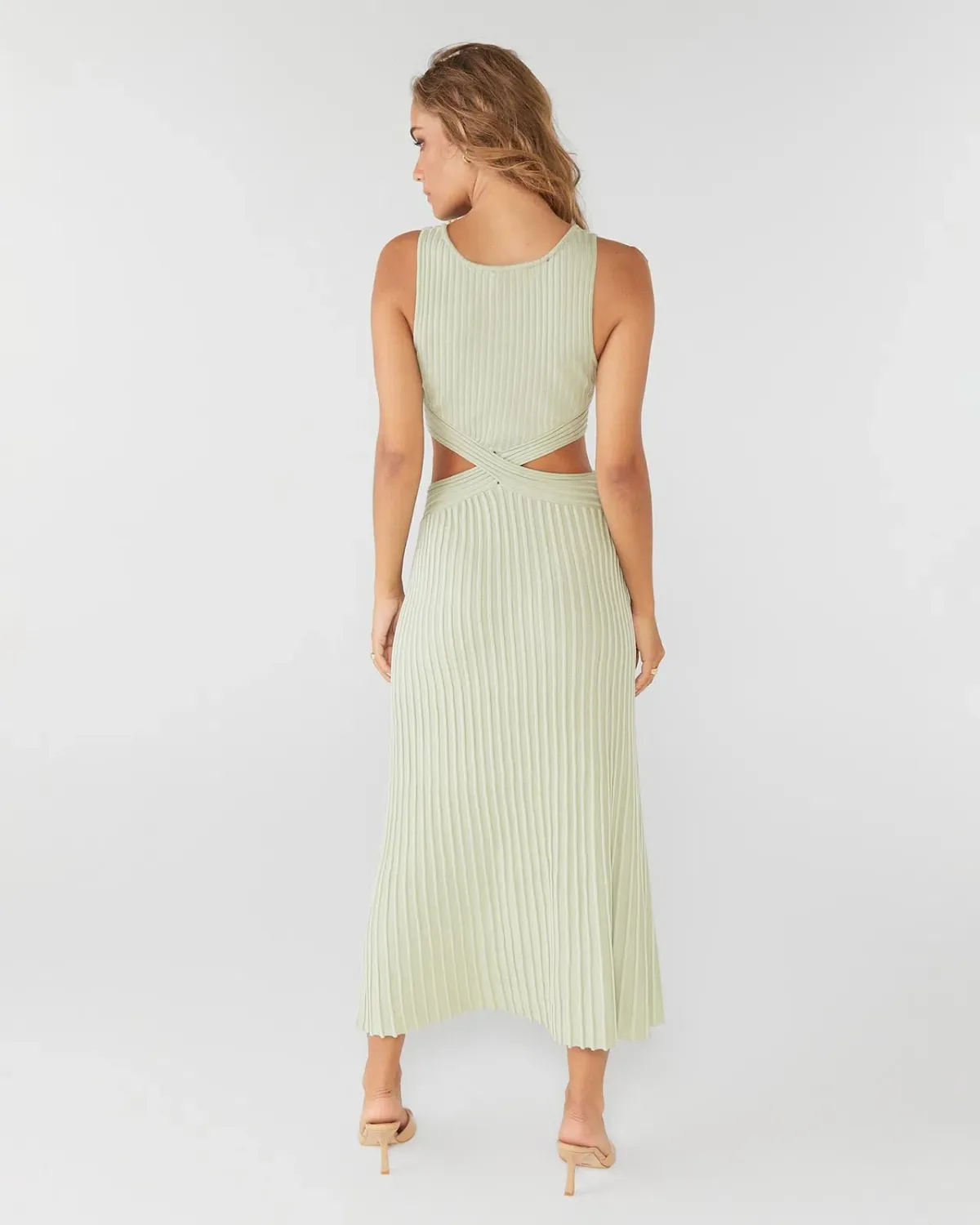 SOVERE Glory Knit Dress Green 6/XS - Image 4