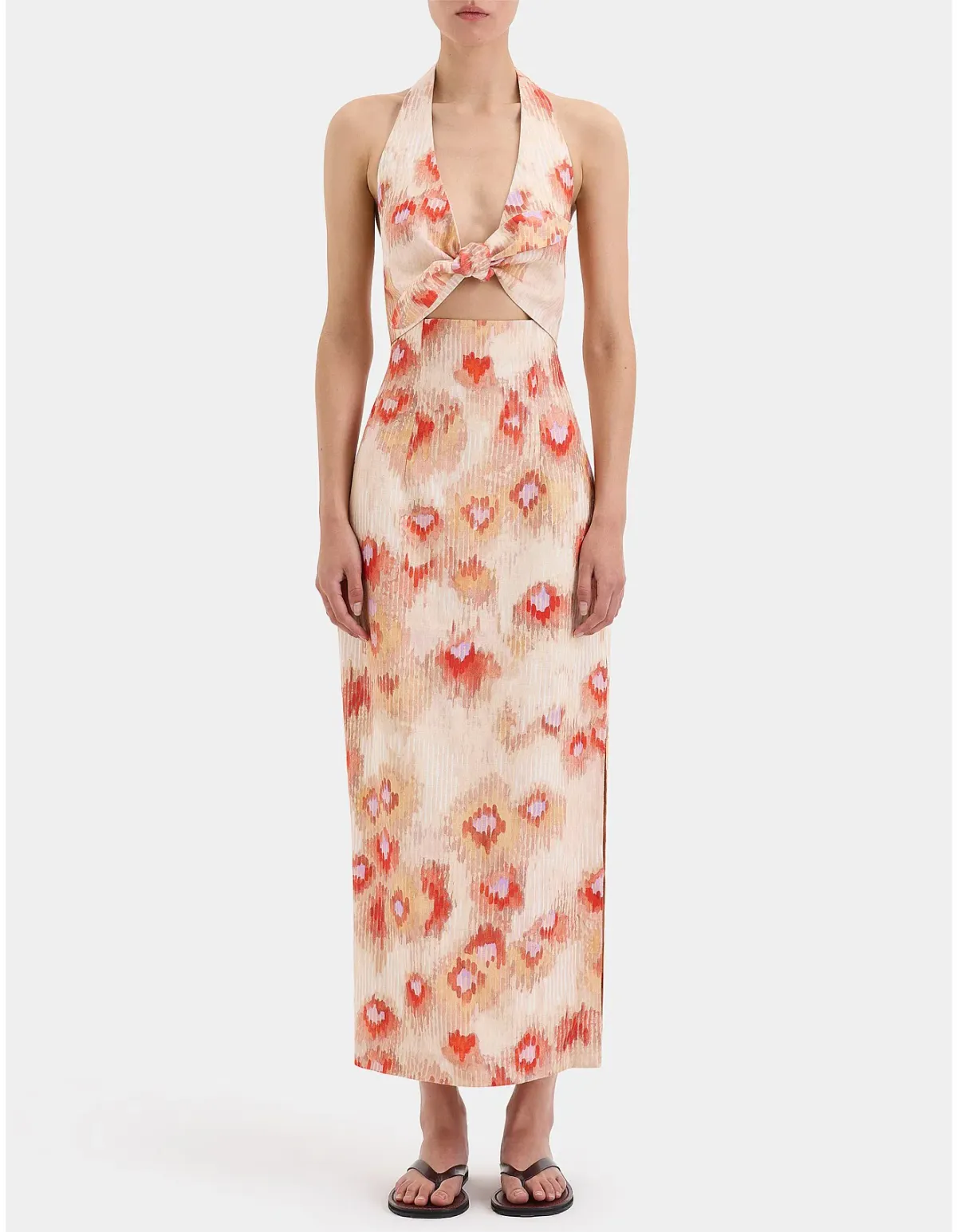 SIR The Label FIORELLA TIE MIDI DRESS size 6 - Image 2
