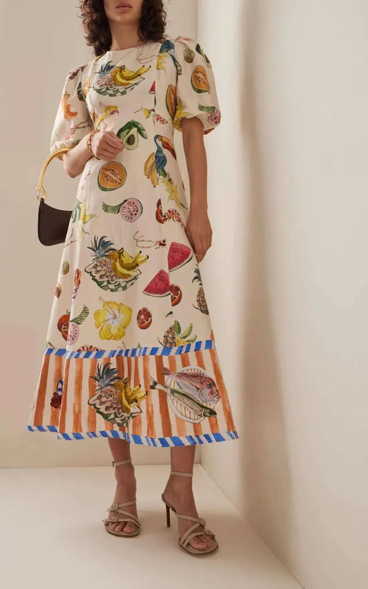 Alemais Theo Midi Dress Multi Size 8 AU - Image 5