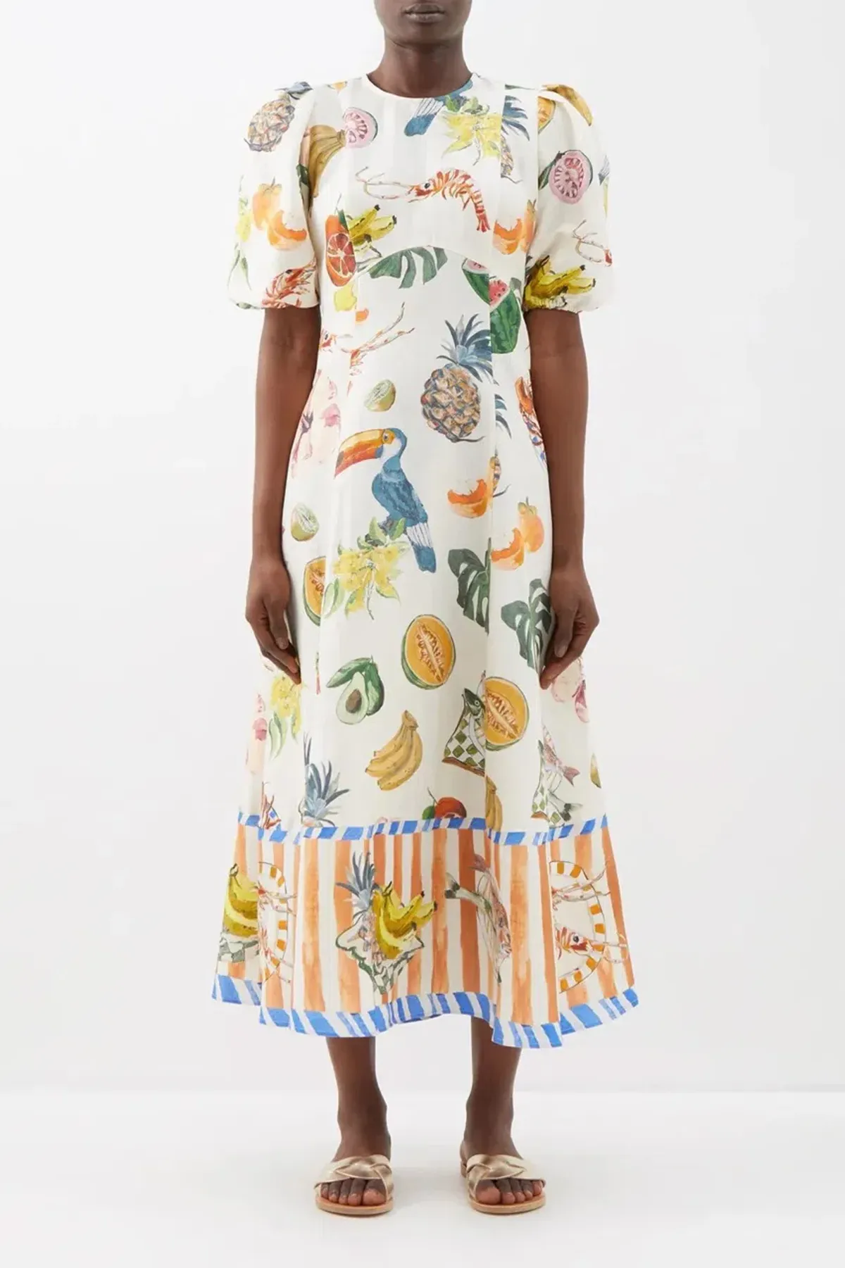 Alemais Theo Midi Dress Multi Size 8 AU - Image 21
