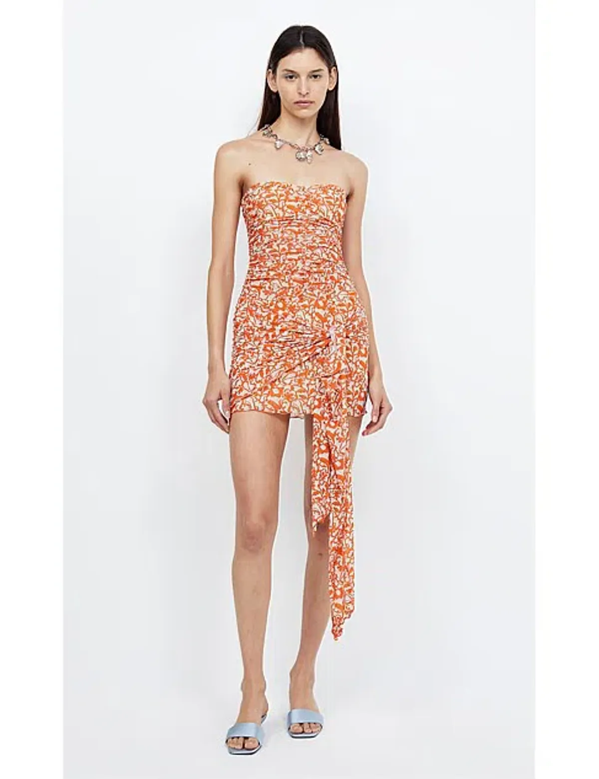 Bec & Bridge Firefly Mini Strapless Dress in Fiesta Floral - Image 1