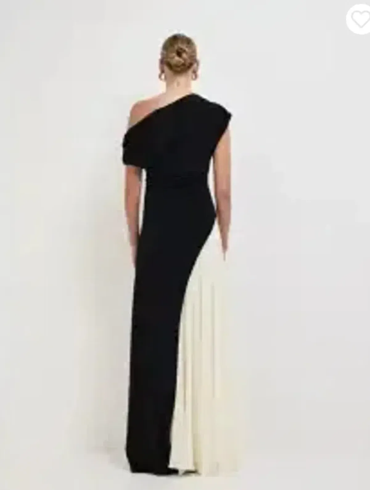 Sheike Celine Maxi Dress Black Contrast Size 18 - Image 3
