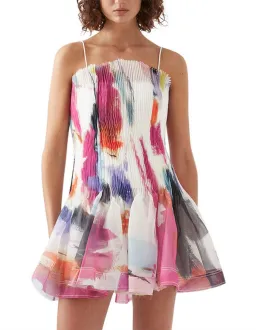 AJE CELESTIAL PLEATED MINI DRESS 14 for rent on The Volte - image 2