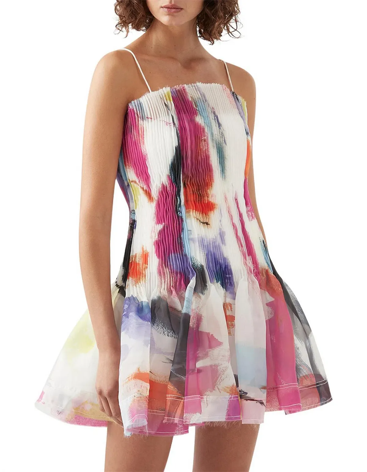 AJE CELESTIAL PLEATED MINI DRESS 14 - Image 1