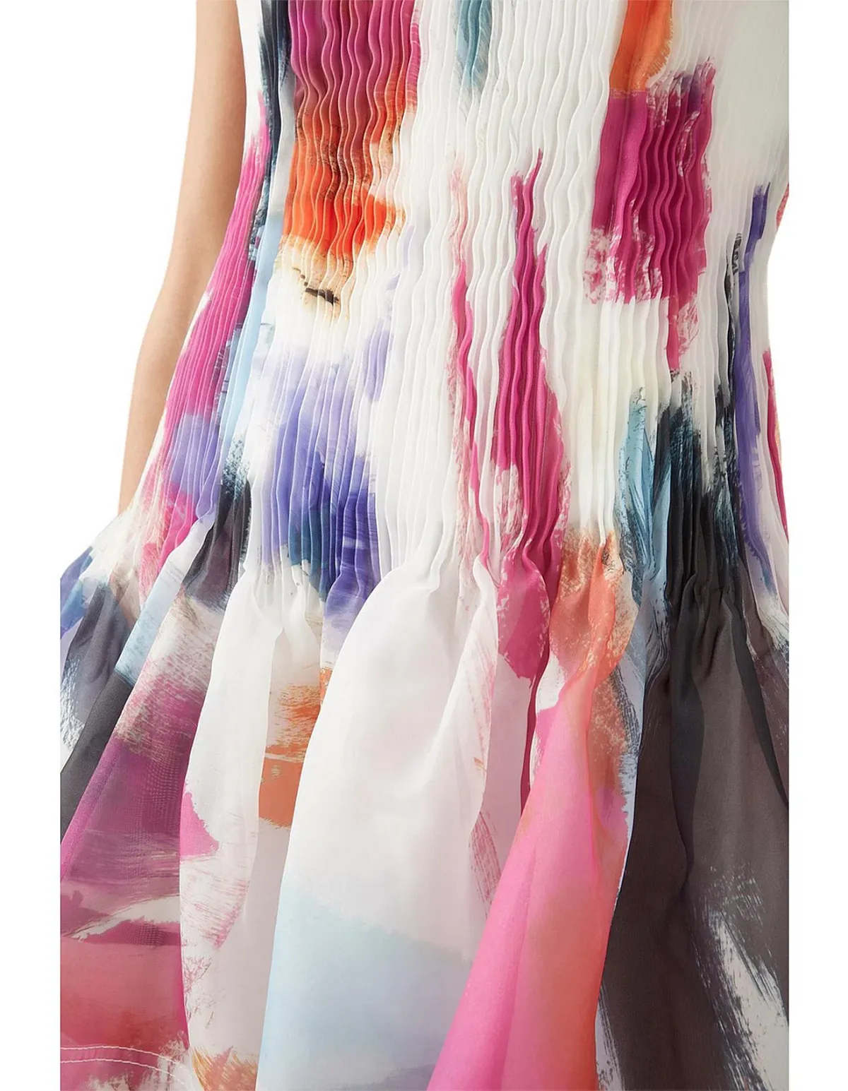 AJE CELESTIAL PLEATED MINI DRESS 14 - Image 5
