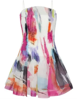 AJE CELESTIAL PLEATED MINI DRESS 14 for rent on The Volte - image 3