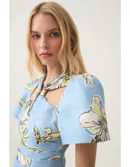 AJE PRESENCE TWISTED MINI DRESS SIZE 14 for rent on The Volte - image 5
