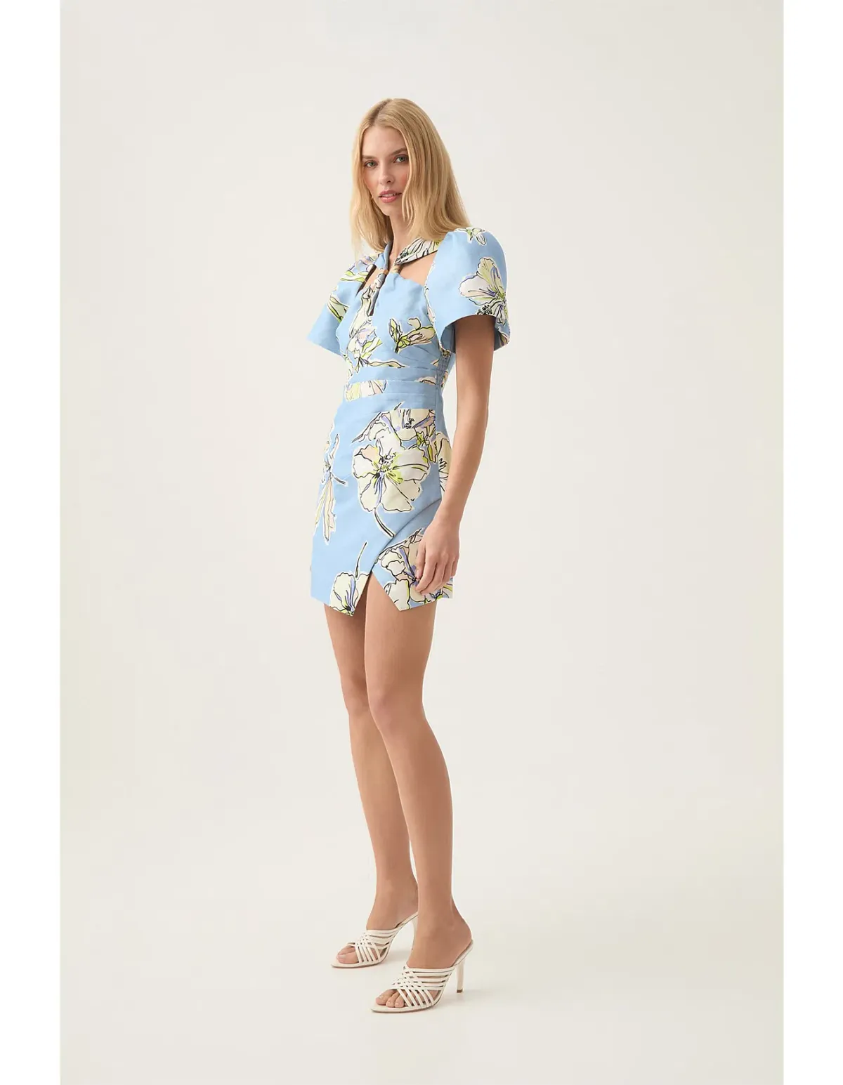 AJE PRESENCE TWISTED MINI DRESS SIZE 14 - Image 6