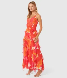 Poppy Ruffle Gown - Size AU 8 for rent on The Volte - image 1