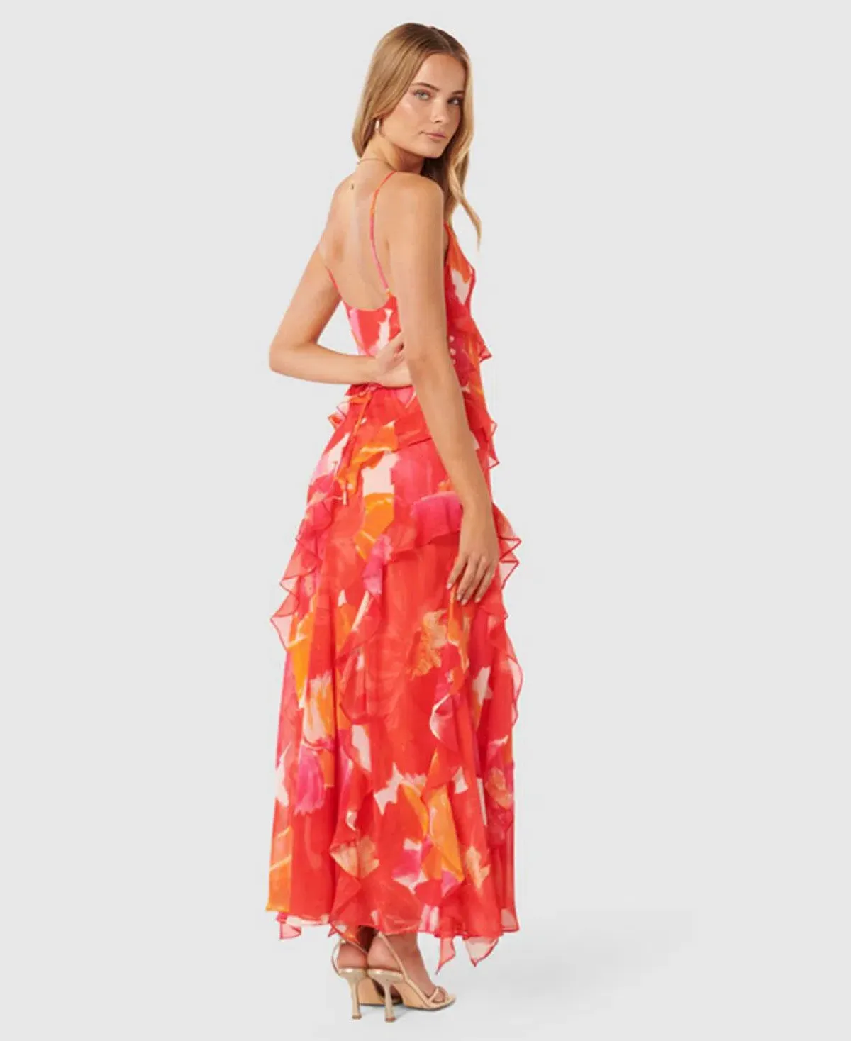 Poppy Ruffle Gown - Size AU 8 - Image 3