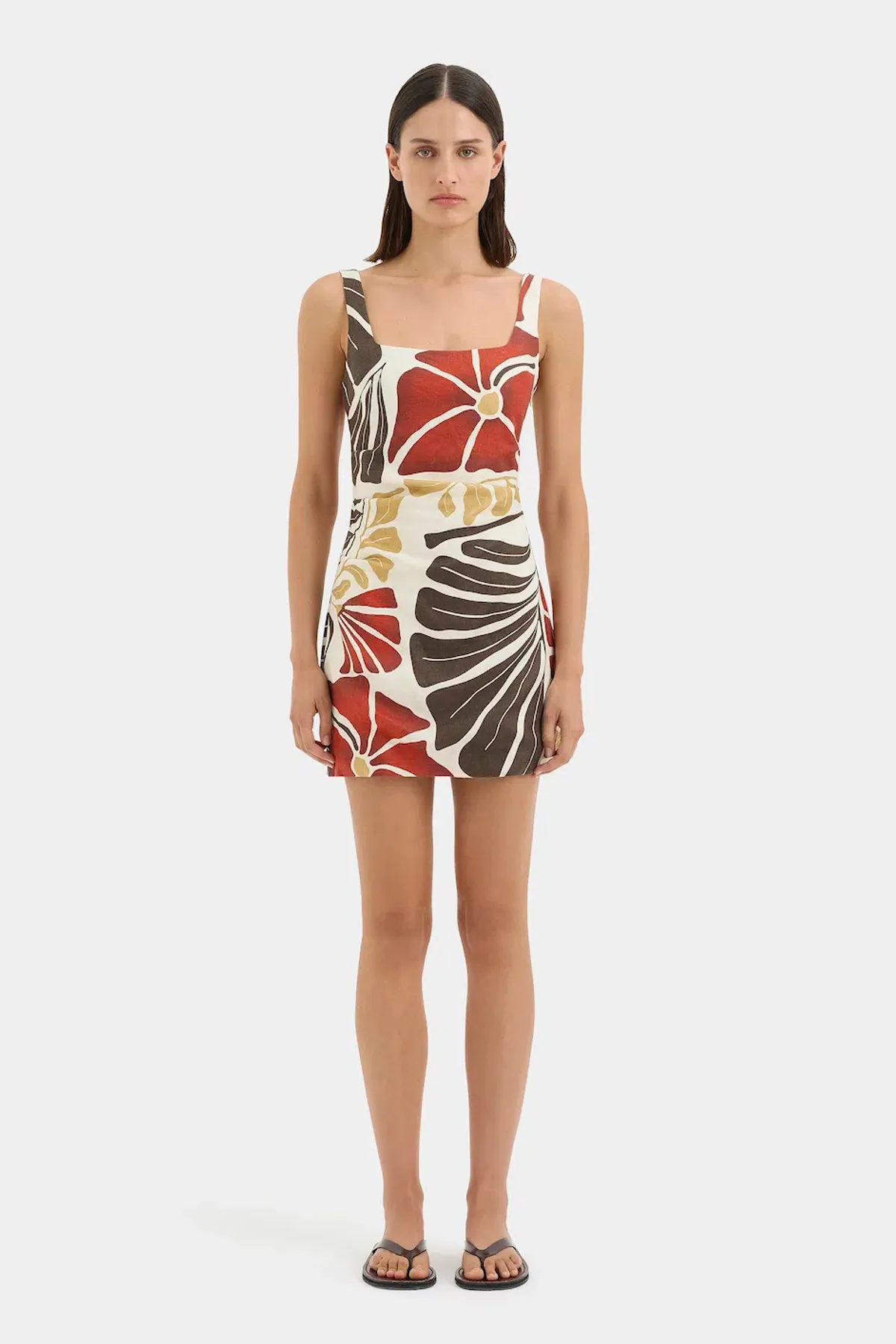 JULIETTA SQUARE NECK MINI DRESS - Image 2