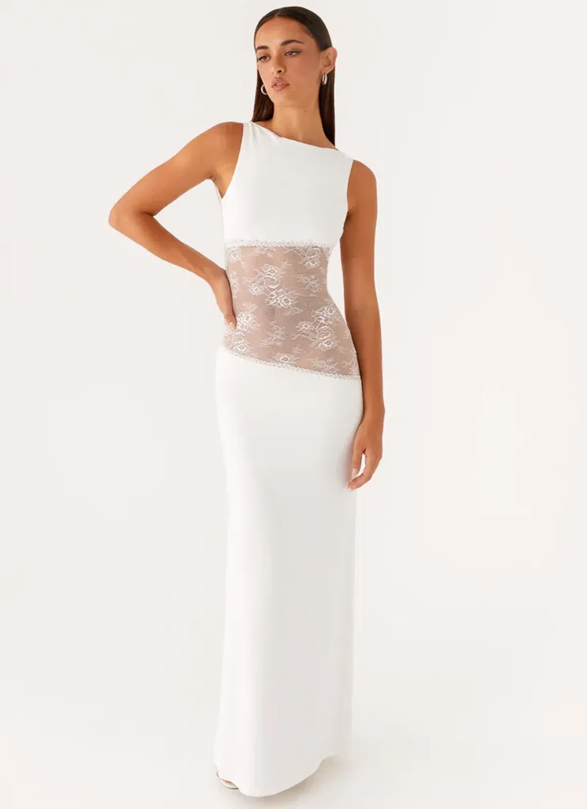 Lucinda Maxi Dress - White - Image 1