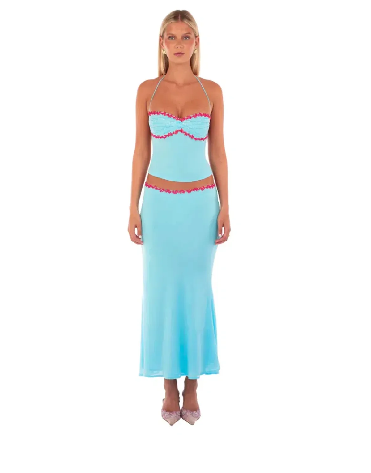 I am delilah, Jemima Halter, Sapphire, blue, size 8 - Image 1