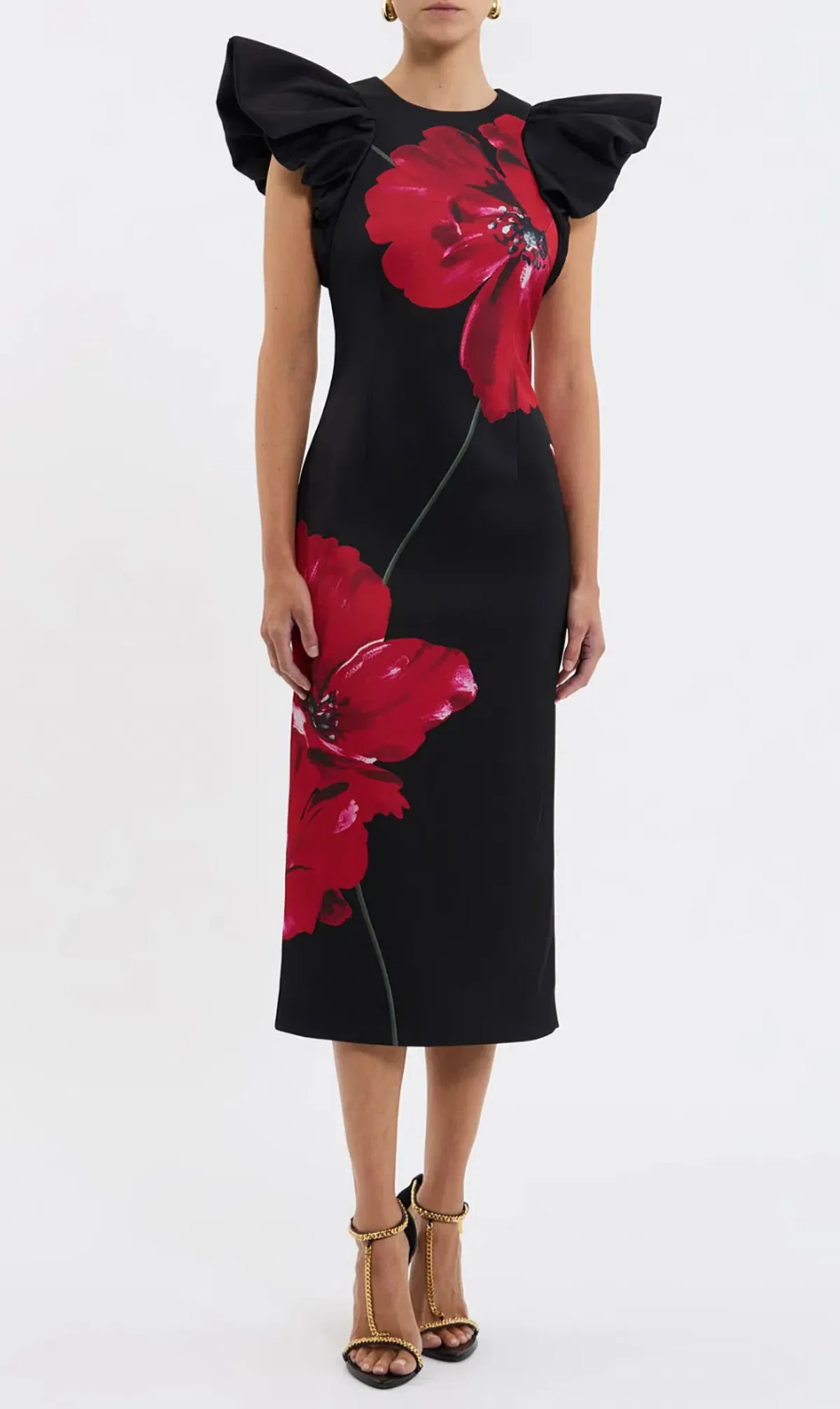 Rebecca Vallance Chaya Midi Black Size AU8 - Image 1