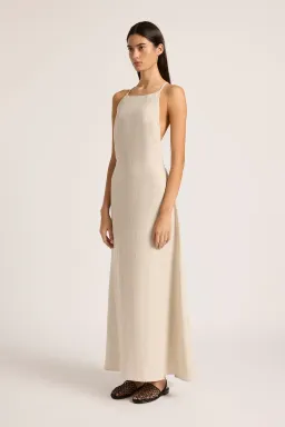 ZIBA LINEN MAXI DRESS Size 10 for rent on The Volte - image 2