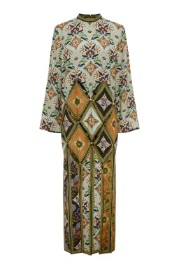 Alemais Cece Spliced Midi Dress- 6 for rent on The Volte - image 4