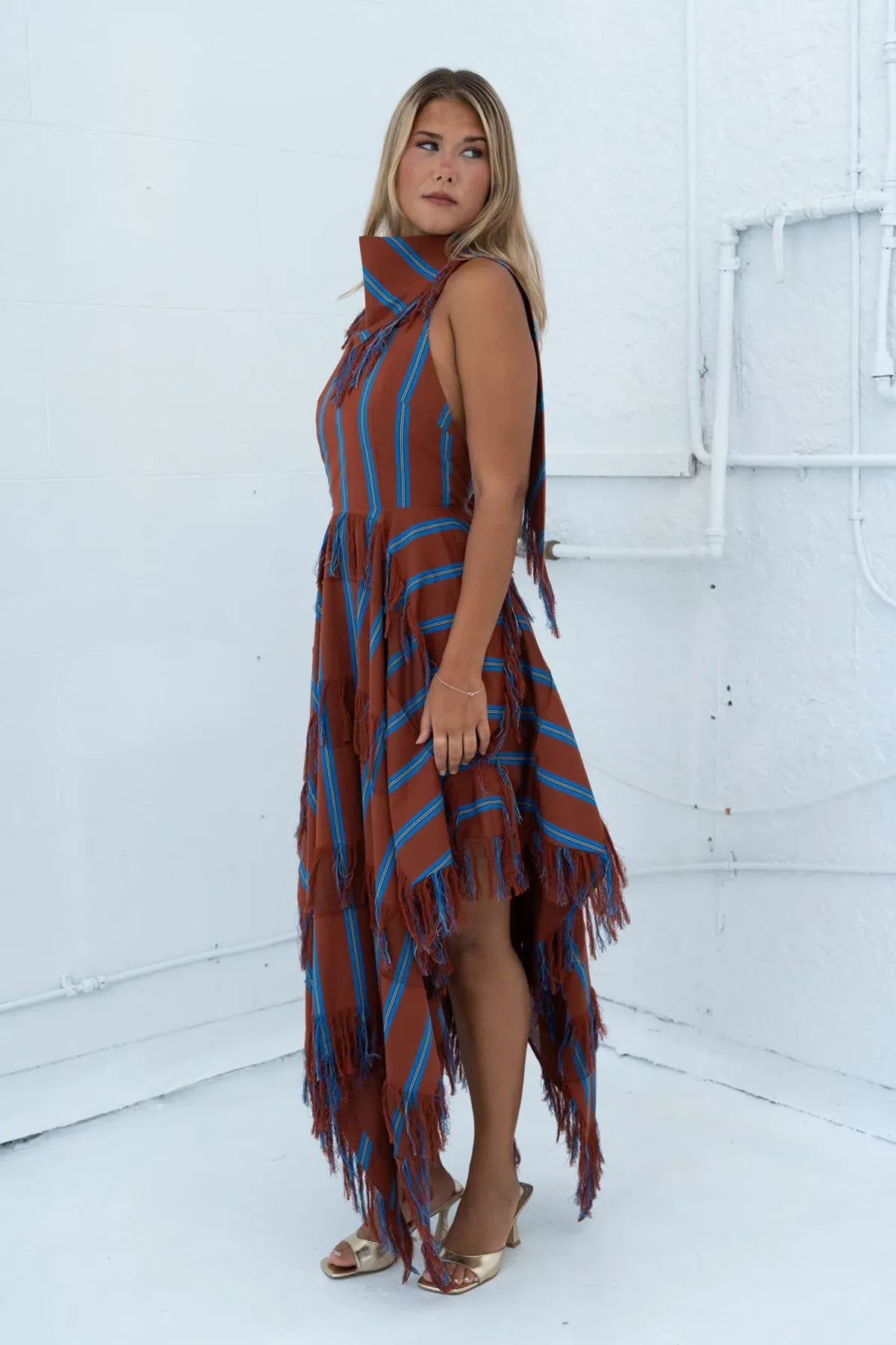 Alemais Noura Fringe Midi Dress- 6 - Image 2