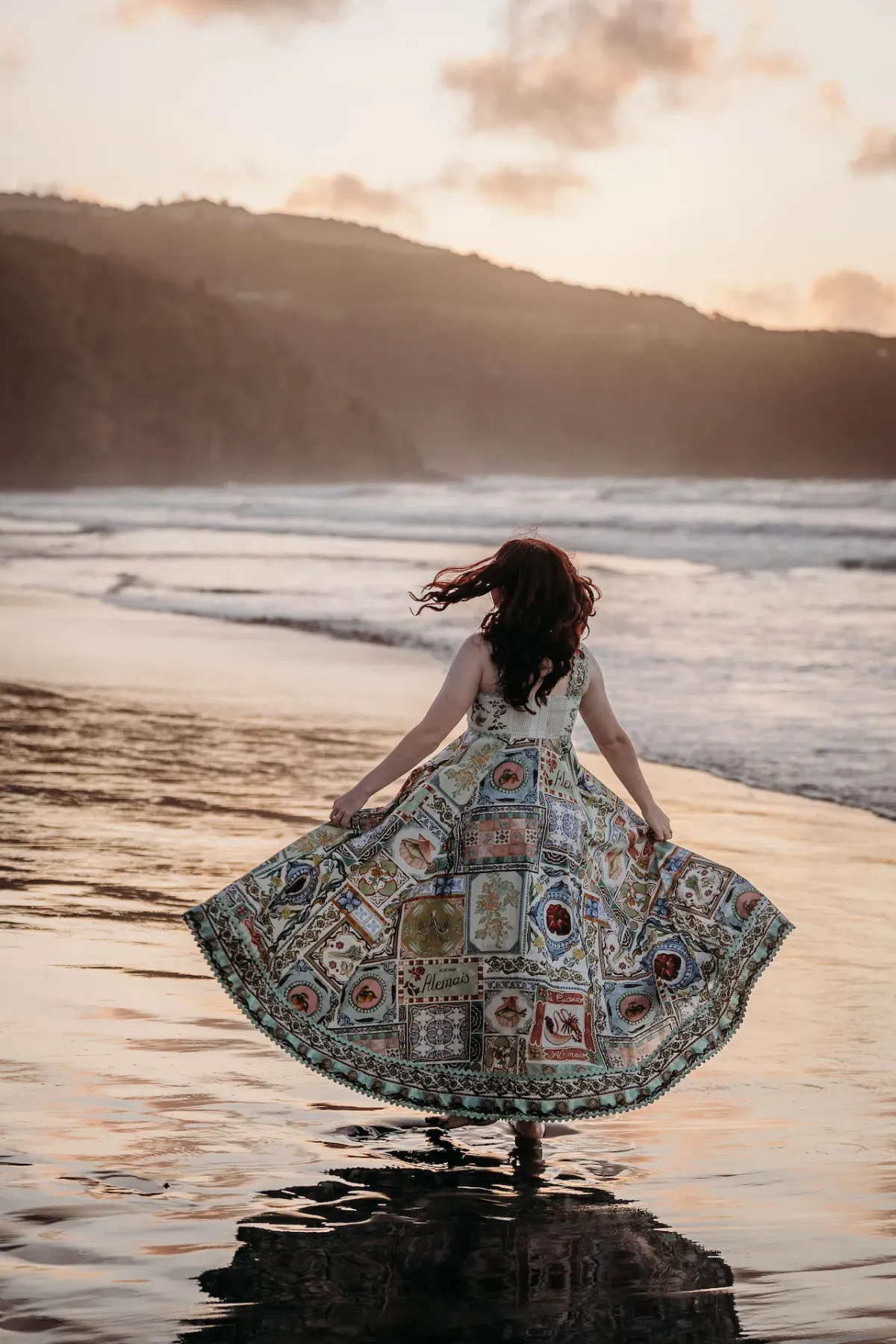 Alemais Tommasina Summer Dress in Multi Colour Size 8 AU - Image 3