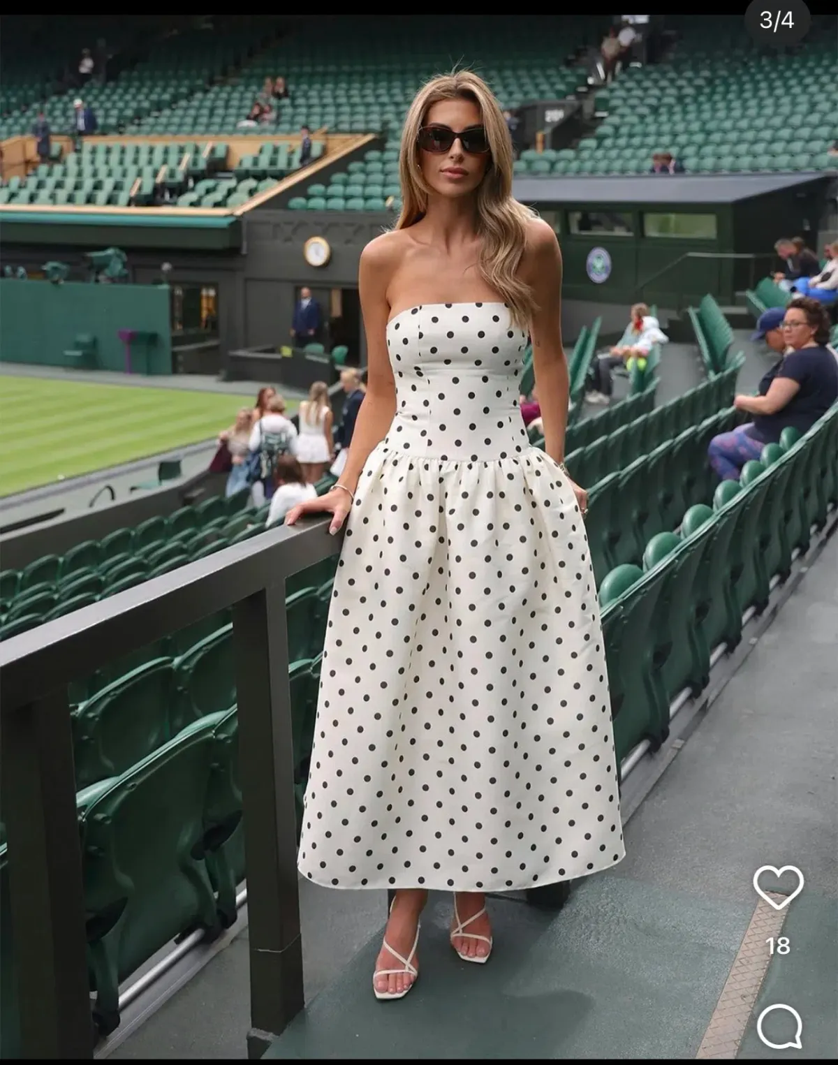 Self Portrait Polka Dot Dress - Image 2