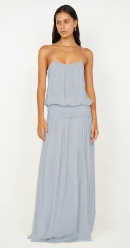 Bec + Bridge Camille Blouson Dress Cloud Blue 8 for rent on The Volte - image 1