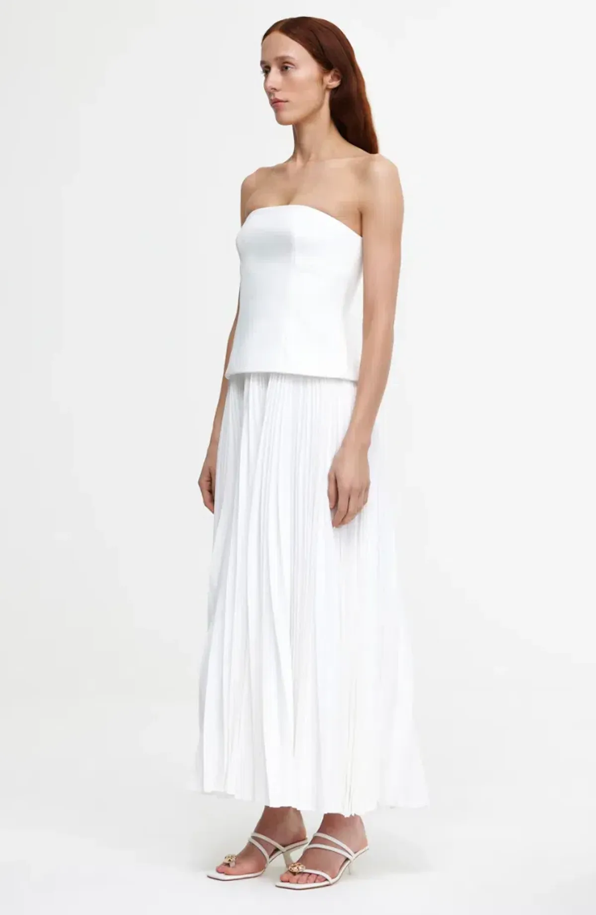 ACLER - Brayswick Midi Dress Ivory - Image 2
