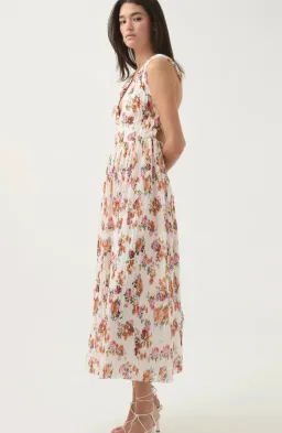 AJE - Becoming Bow Back Midi Dress for rent on The Volte - image 1