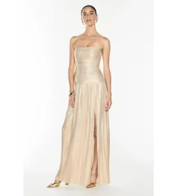 Manning Cartell Love And Lustre Maxi Dress Gold Size 10 for rent on The Volte - image 4
