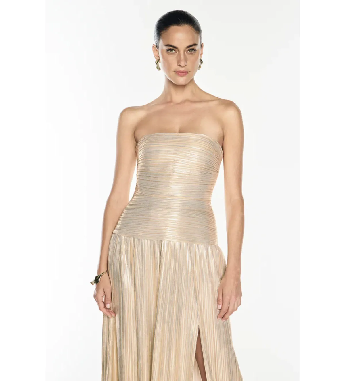 Manning Cartell Love And Lustre Maxi Dress Gold Size 10 - Image 3