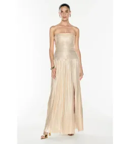 Manning Cartell Love And Lustre Maxi Dress Gold Size 10 for rent on The Volte - image 2