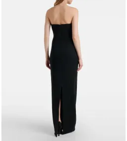 Rachel Gilbert Lucca Maxi Gown in Black/Gold Size AU8 for rent on The Volte - image 2