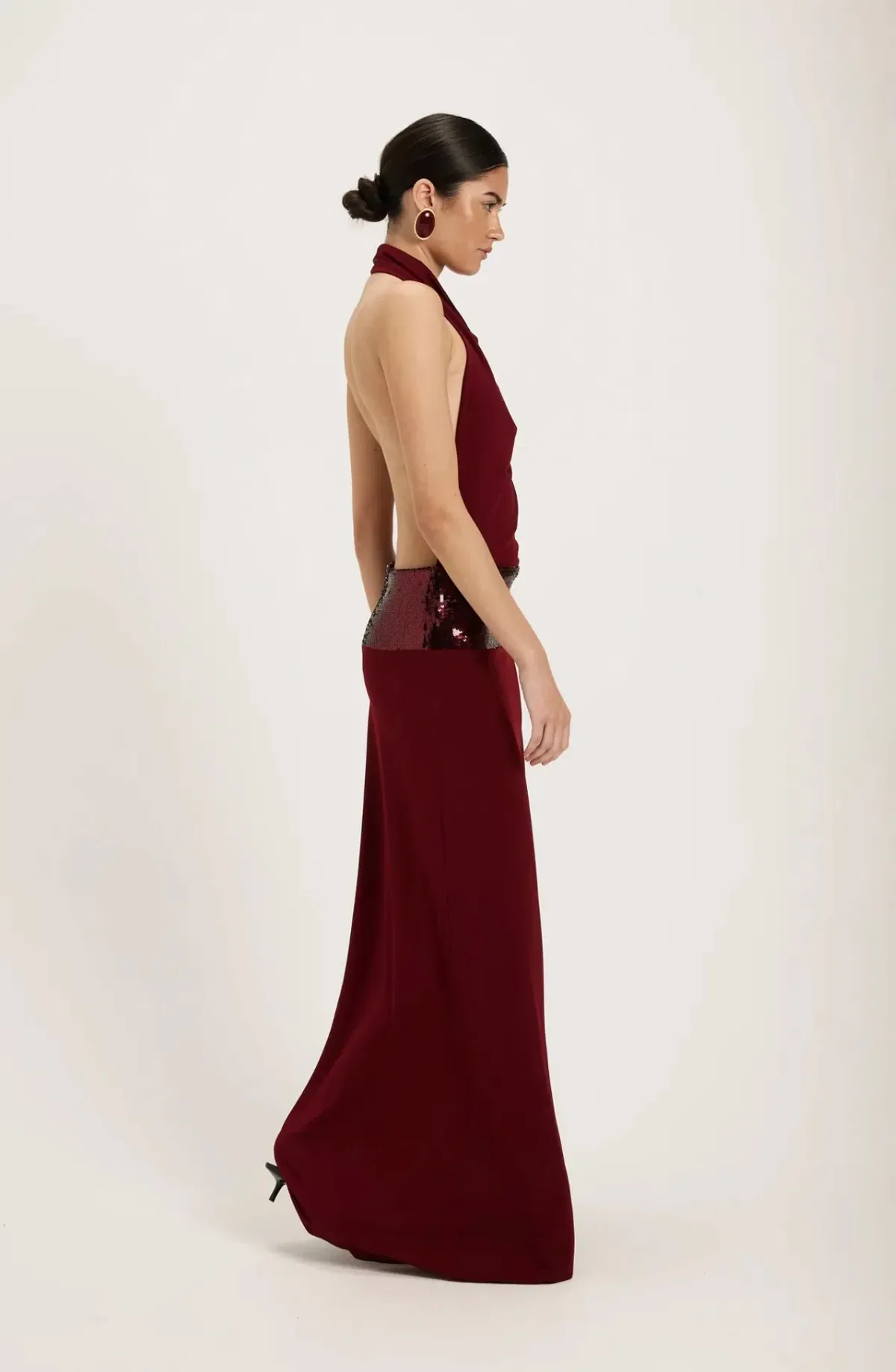 Ance Gria Adele Gown size 8 in wine  - Image 4