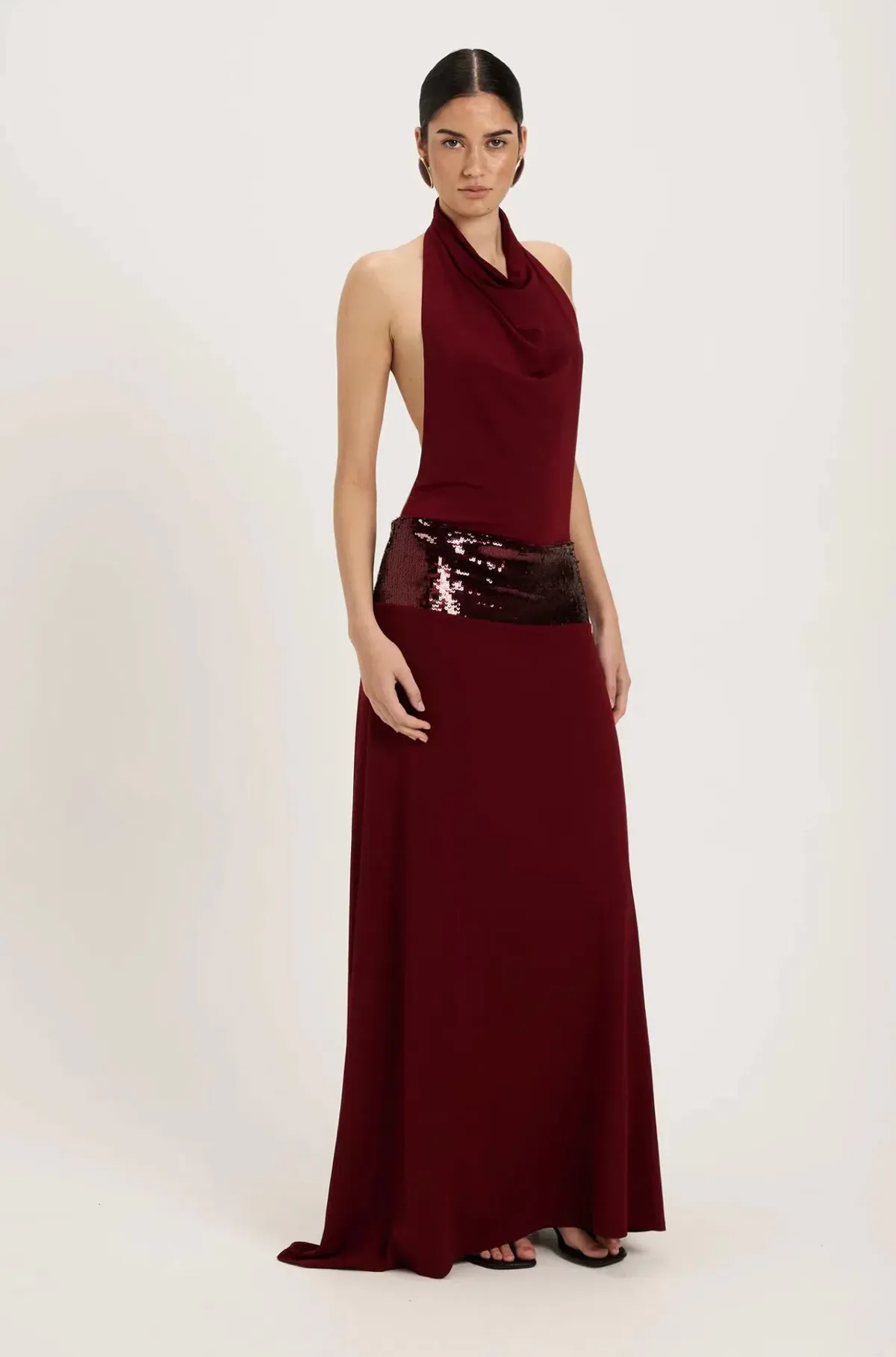 Ance Gria Adele Gown size 8 in wine  - Image 1