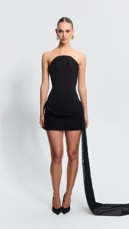 Effie Kats Soraya Mini Dress  in Black Size S (8) for rent on The Volte - image 1
