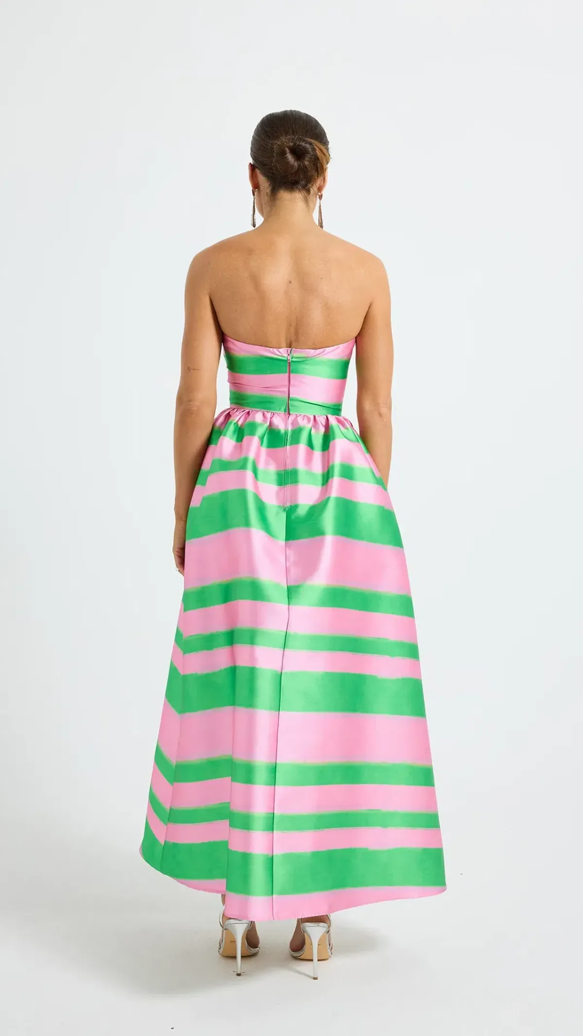 Pasduchas Gigi Strapless Midi Dress Size 10 - Image 3