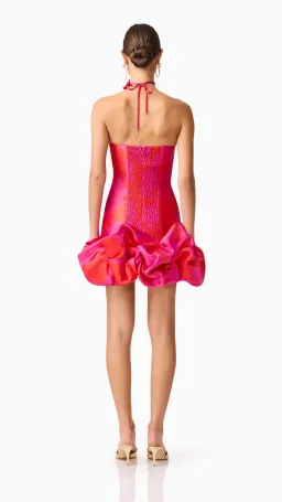 Elliatt Eloise Strapless Mini Dress in Pink and Red Size M (10) for rent on The Volte - image 3