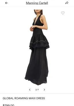 Manning Cartell Global Roaming dress for rent on The Volte - image 3