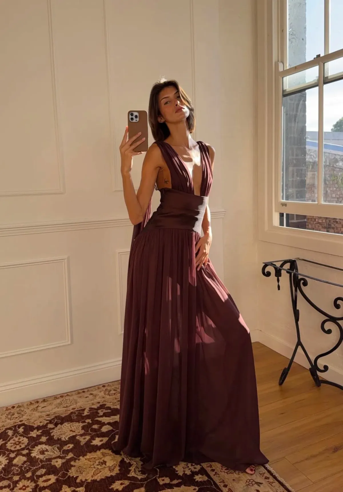 Arcina Ori Ramona Dress in Cacao  - Image 3