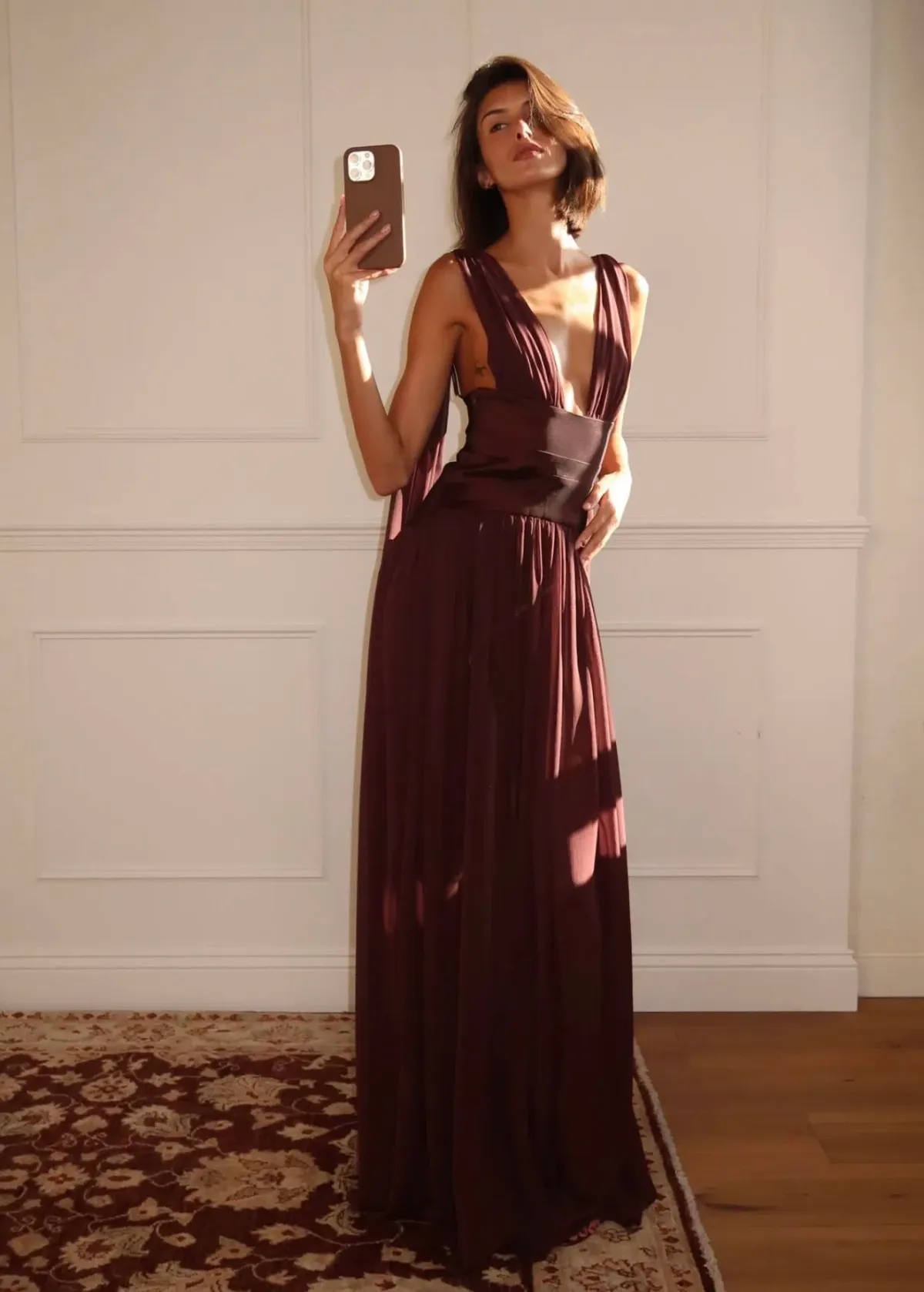 Arcina Ori Ramona Dress in Cacao  - Image 1