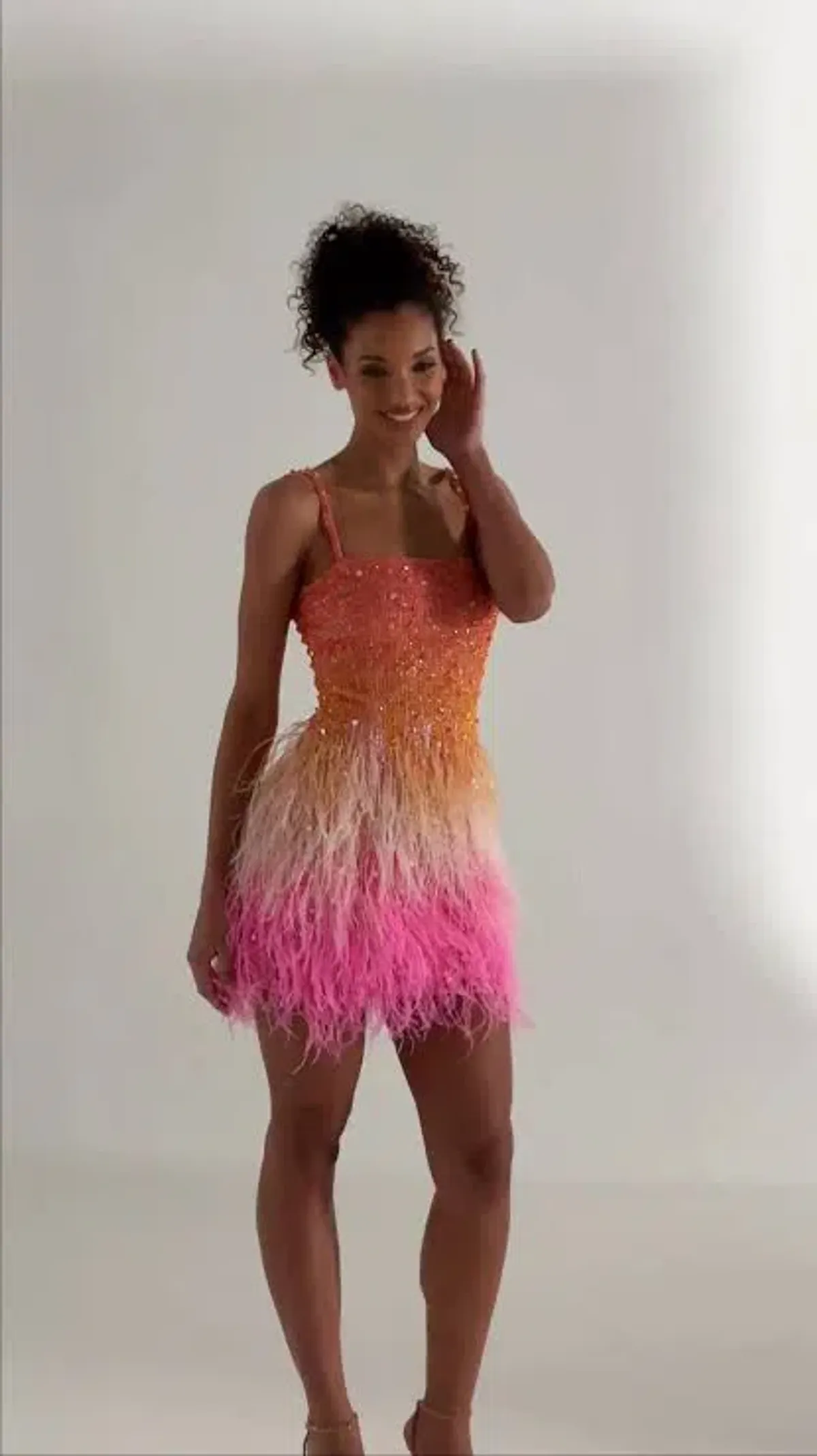 Nadine Merabi Cassie Sunset dress size M (12) - Image 3